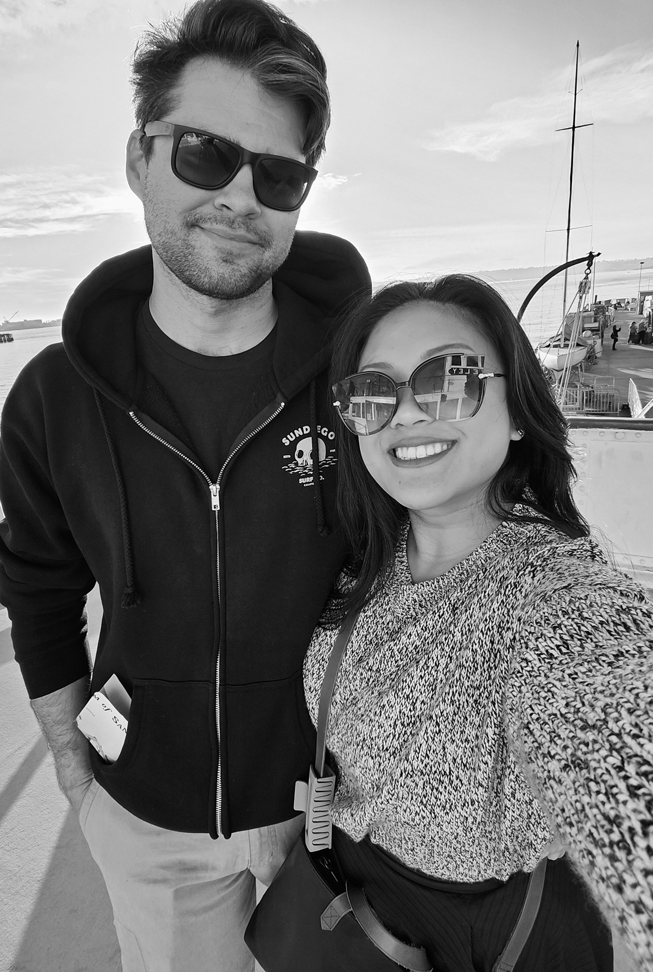 Taryn and Nathan, photographed together